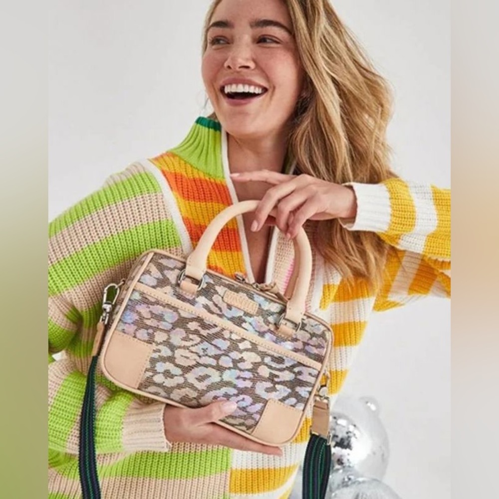 Consuela Iris Luncheon bag with matching Pocket Pouch